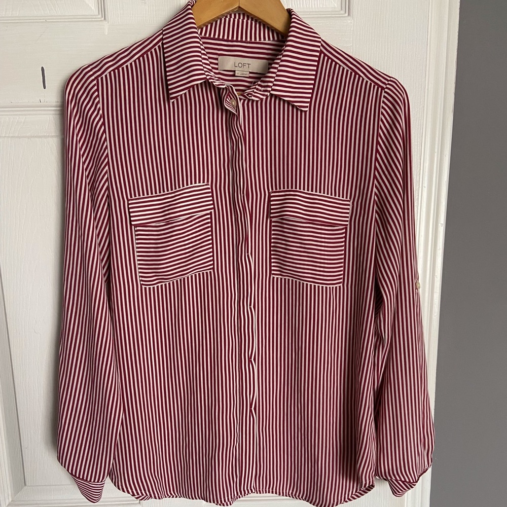 Loft stripe blouse